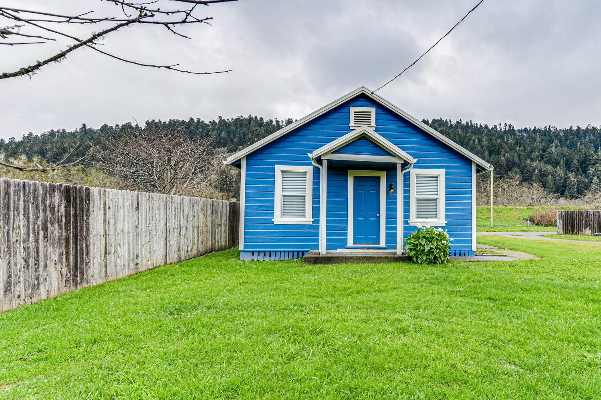 Cozy Norcal Cottage 2 Mi To Redwoods And Beaches! Orick Exterior foto