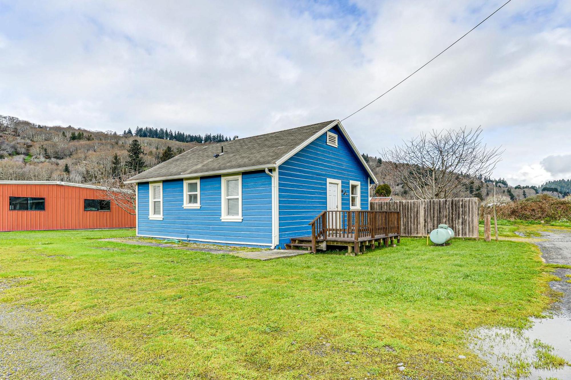 Cozy Norcal Cottage 2 Mi To Redwoods And Beaches! Orick Exterior foto